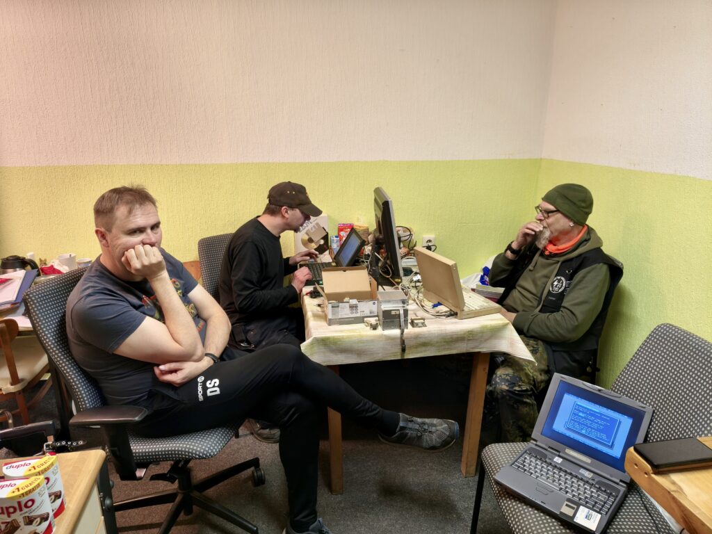 Daniel, DN9MD; Andreas, DH1GSD; Stefan, DO2TWG